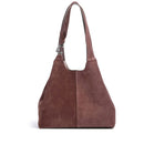 Women's Shoulder Bag COCCINELLE C-Easy in Berry Suede