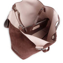 Women's Shoulder Bag COCCINELLE C-Easy in Berry Suede