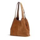 Borsa Donna a Spalla COCCINELLE in Camoscio Linea C-Easy Colore Cognac