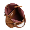 Borsa Donna a Spalla COCCINELLE in Camoscio Linea C-Easy Colore Cognac
