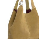 Borsa Donna a Spalla COCCINELLE in Camoscio Linea C-Easy Colore Seagrass