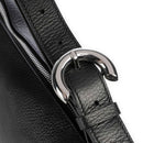 Women's Black Leather Hobo Shoulder Bag COCCINELLE Elinor