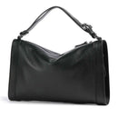 Women's Black Leather Hobo Shoulder Bag COCCINELLE Elinor