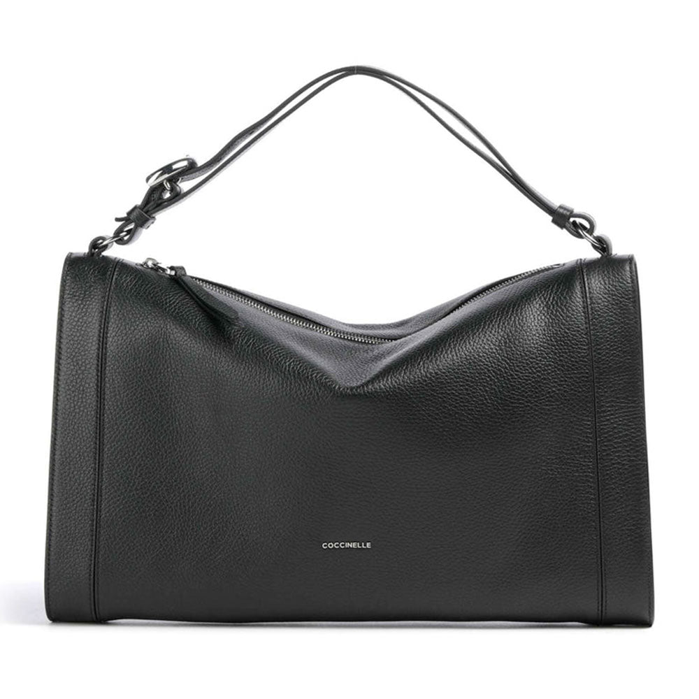 Borsa Donna Hobo a Spalla COCCINELLE in Pelle linea Elinor Colore Nero