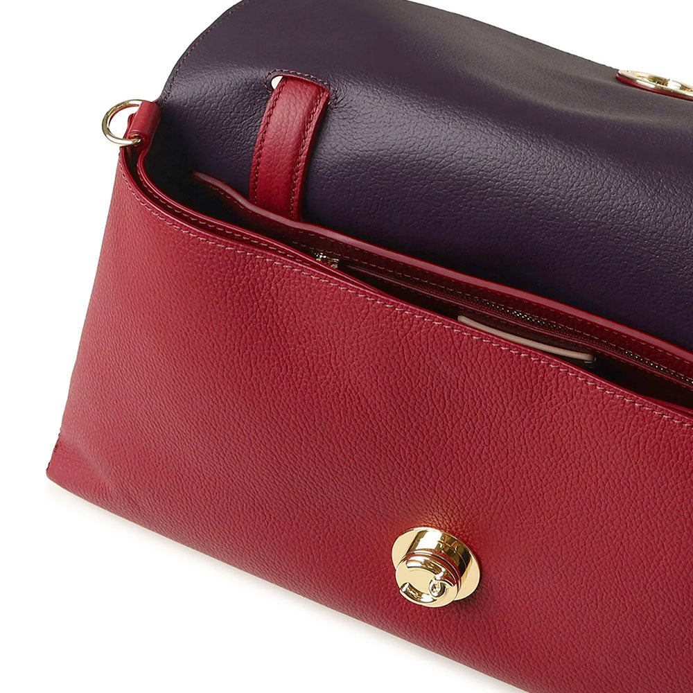 Women's Handbag COCCINELLE Nikla Medium in Ribes and Prune