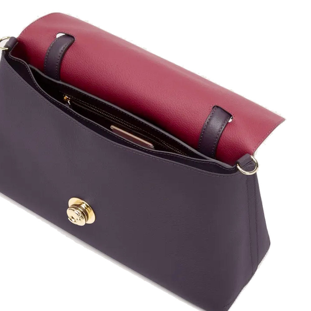 Borsa Donna a Mano COCCINELLE Linea Nikla Medium Colore Prune - Ribes