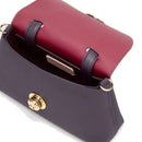 Women's Handbag COCCINELLE Nikla Small in Prune and Ribes