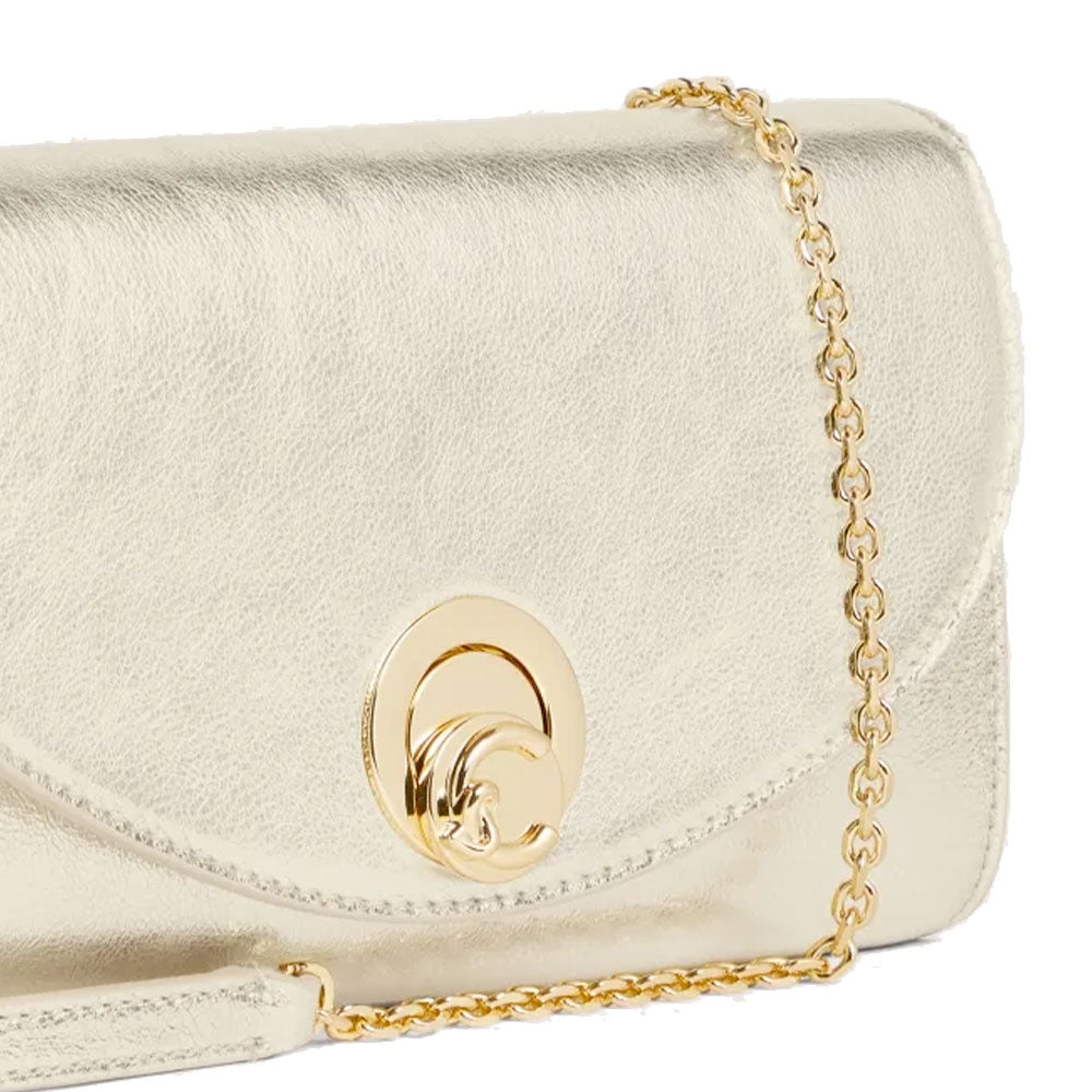 Borsa Donna MIni a Tracolla COCCINELLE Linea Nikla Colore Pale Gold