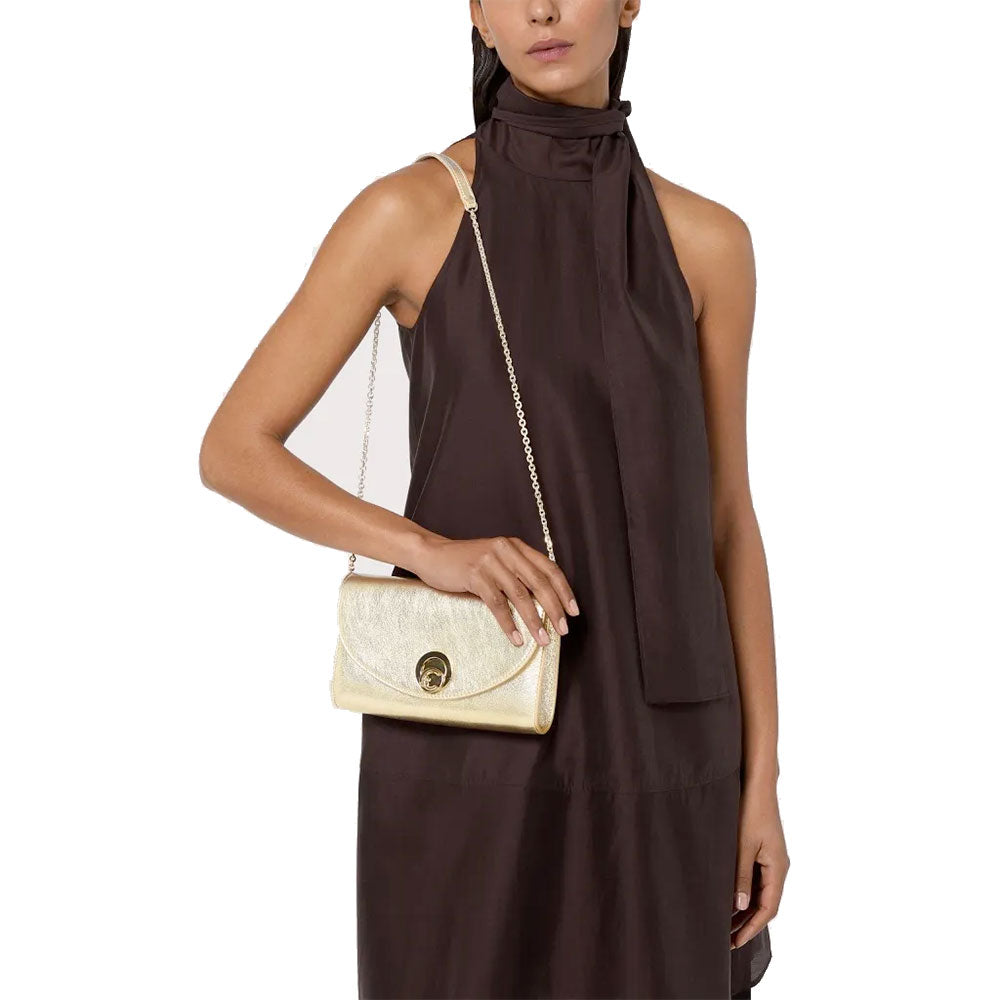 Borsa Donna MIni a Tracolla COCCINELLE Linea Nikla Colore Pale Gold