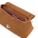 Borsa Donna a Mano COCCINELLE Linea Nikla Medium In Pelle Scamosciata Colore Cognac