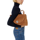 Borsa Donna a Mano COCCINELLE Linea Nikla Medium In Pelle Scamosciata Colore Cognac