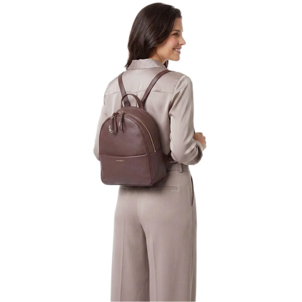 Zaino Donna COCCINELLE in Pelle Linea Nory colore Berry
