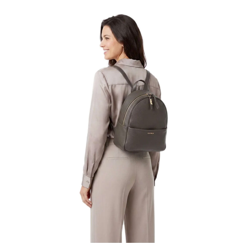 Zaino Donna COCCINELLE in Pelle Linea Nory colore Fango