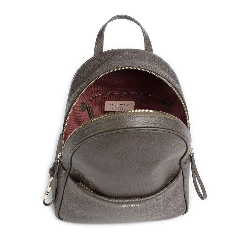 Zaino Donna COCCINELLE in Pelle Linea Nory colore Fango