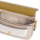 Damen-Umhängetasche COCCINELLE aus Leder Modell C-Me in Sandshell - Seagrass - Pearl