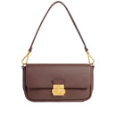 Borsa Donna a Spalla COCCINELLE in Pelle Martellata linea C-Me Colore Berry