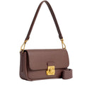 Borsa Donna a Spalla COCCINELLE in Pelle Martellata linea C-Me Colore Berry
