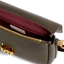 Borsa Donna a Spalla COCCINELLE in Pelle Martellata linea C-Me Colore Fango