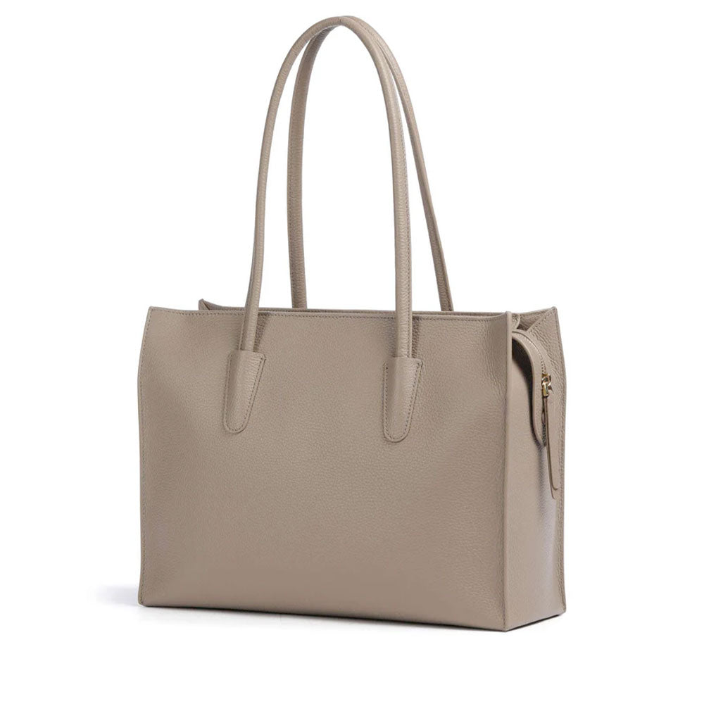 Borsa Donna a Spalla COCCINELLE in Pelle Linea Myrtha26 colore Warm Taupe
