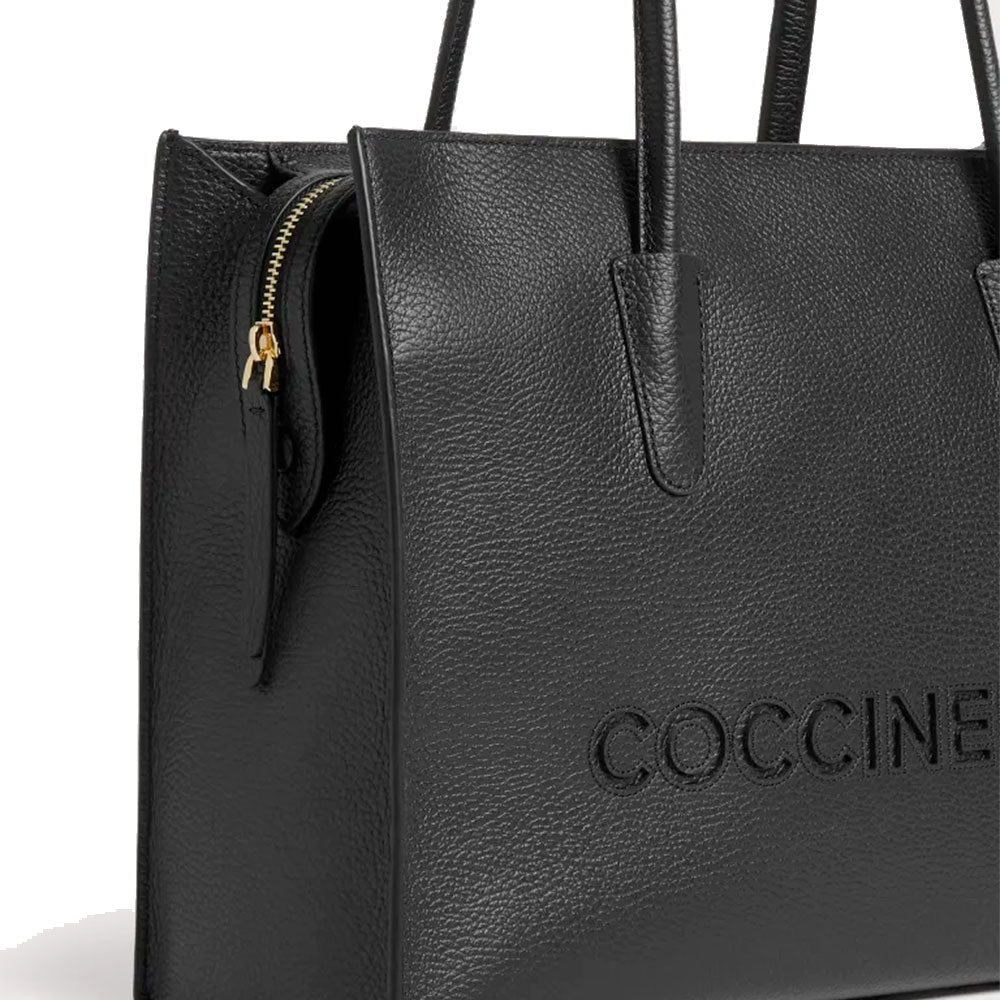 Borsa Donna a Mano COCCINELLE in Pelle Linea Myrtha26 colore Nero