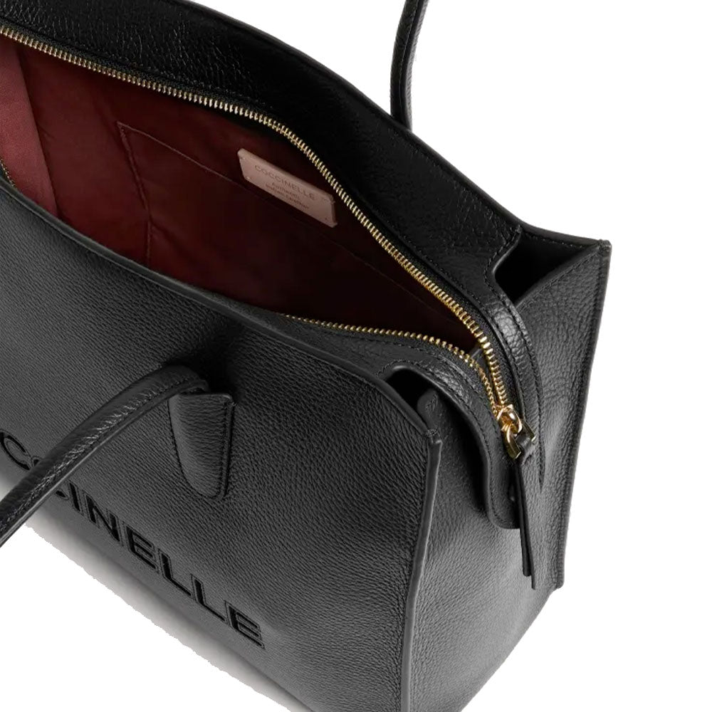 Borsa Donna a Mano COCCINELLE in Pelle Linea Myrtha26 colore Nero