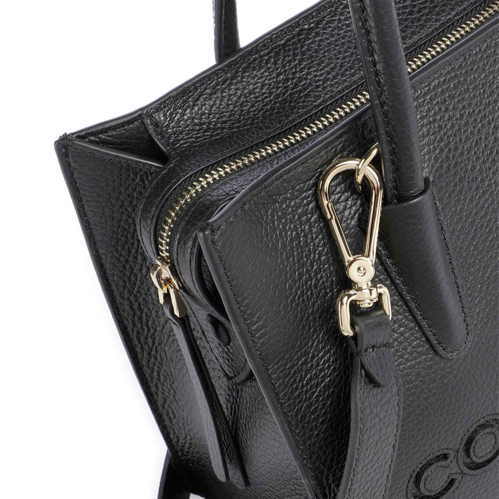 Borsa Donna a Mano COCCINELLE in Pelle Linea Myrtha26 colore Nero