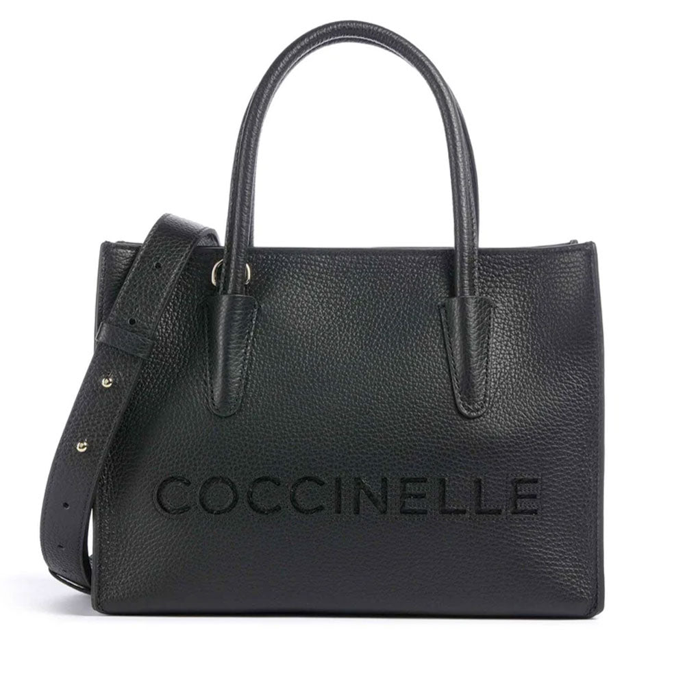 Borsa Donna a Mano COCCINELLE in Pelle Linea Myrtha26 colore Nero