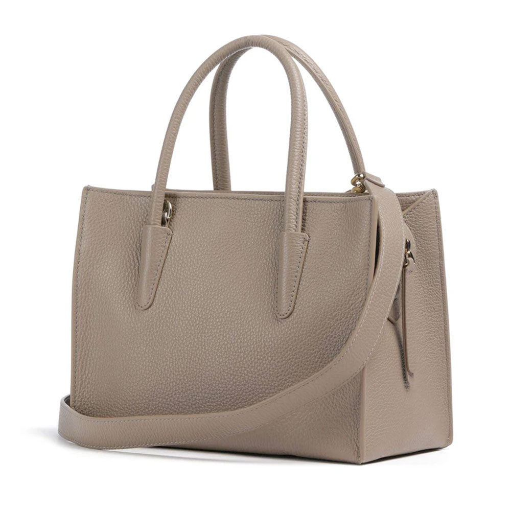 Borsa Donna a Mano COCCINELLE in Pelle Linea Myrtha26 colore Warm Taupe