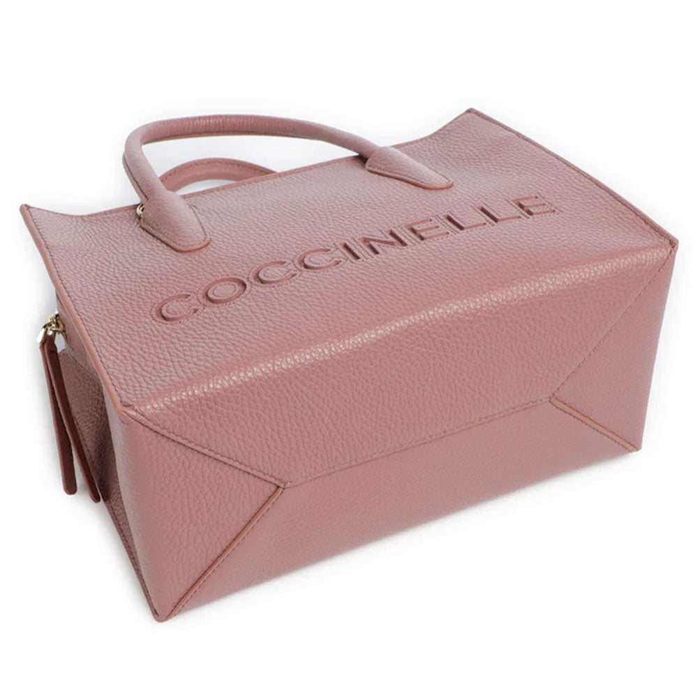 Borsa Donna a Mano COCCINELLE in Pelle Linea Myrtha26 colore Winter Rose