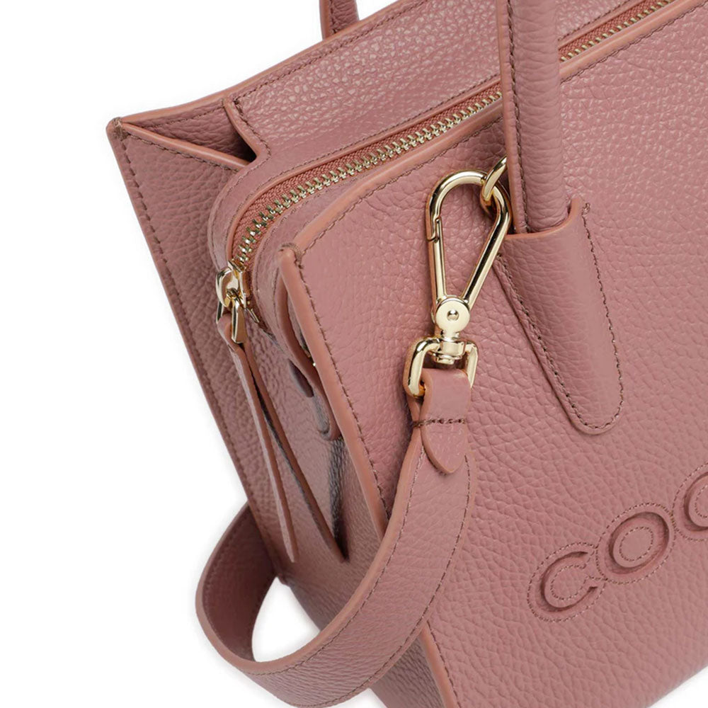 Borsa Donna a Mano COCCINELLE in Pelle Linea Myrtha26 colore Winter Rose