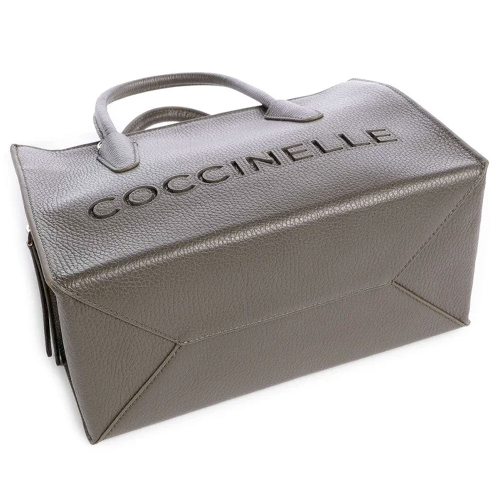 Borsa Donna a Mano COCCINELLE in Pelle Linea Myrtha26 colore Fango