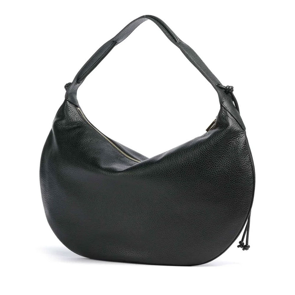 Borsa Donna a Hobo Spalla COCCINELLE in Pelle linea Thess Colore Nero