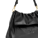 Borsa Donna Hobo a Spalla COCCINELLE in Pelle Liscia linea Lidia Medium Colore Nero