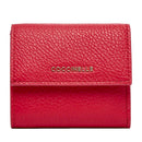 Portafoglio Mini Donna COCCINELLE in Pelle Scarlet Linea Metallic Soft