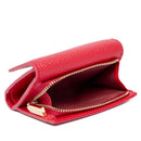 Portafoglio Mini Donna COCCINELLE in Pelle Scarlet Linea Metallic Soft