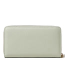 Portafoglio Donna COCCINELLE Zip Around in Pelle Celadon Green Linea Metallic Soft