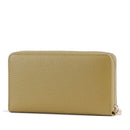 Portafoglio Donna COCCINELLE Zip Around in Pelle Seagrass Linea Metallic Soft