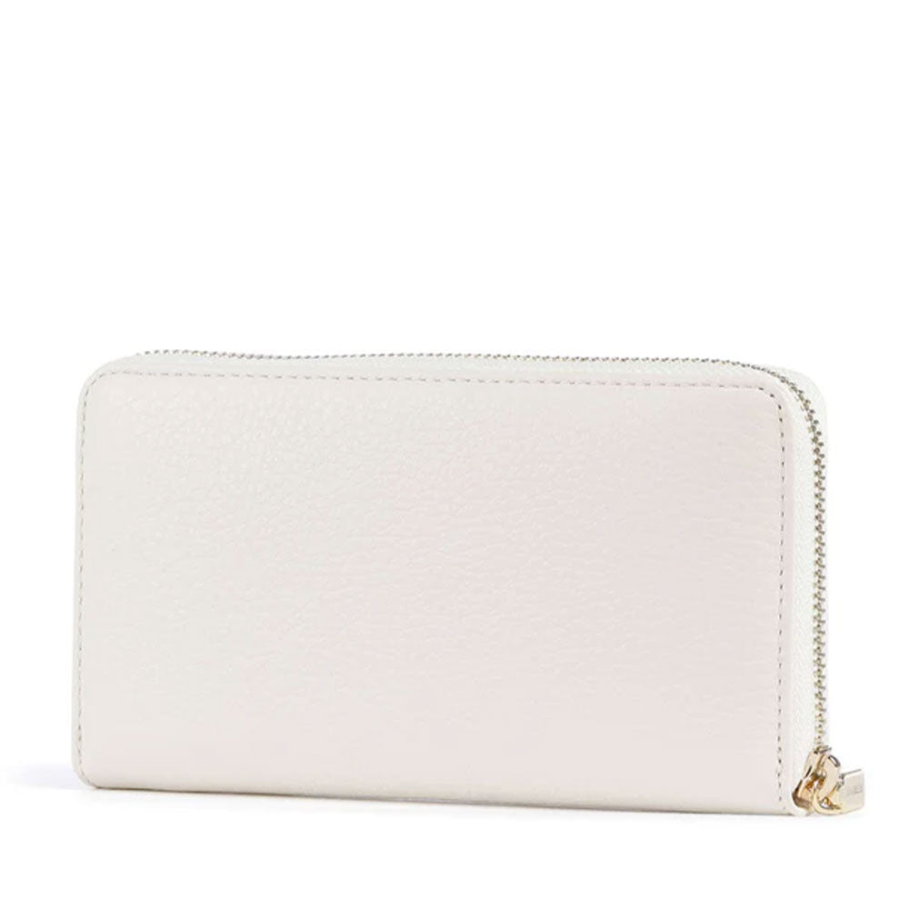 Portafoglio Donna COCCINELLE Zip Around in Pelle Pearl Linea Metallic Soft