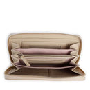 Portafoglio Donna COCCINELLE Zip Around in Pelle Sandshell Linea Metallic Soft