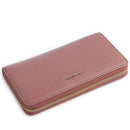 Portafoglio Donna COCCINELLE Zip Around in Pelle Winter Rose Linea Metallic Soft