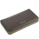 Portafoglio Donna COCCINELLE Zip Around in Pelle Fango Linea Metallic Soft