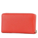 Portafoglio Donna COCCINELLE Zip Around in Pelle Gazpacho Linea Metallic Soft