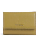 Portafoglio Piccolo COCCINELLE in Pelle Martellata Linea Metallic Soft colore Seagrass