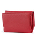 Portafoglio Piccolo COCCINELLE in Pelle Martellata Linea Metallic Soft colore Scarlet