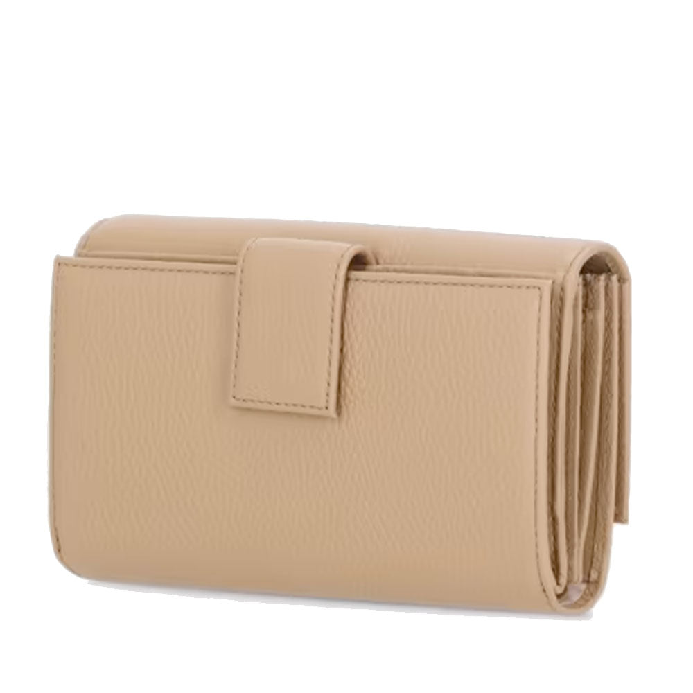 Portafoglio Grande COCCINELLE in Pelle Martellata Linea Metallic Soft colore Skin