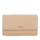 Large Grained Leather Wallet COCCINELLE Metallic Soft in Skin
