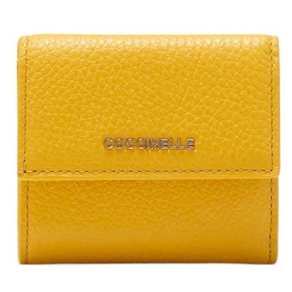 Portafoglio Mini Donna COCCINELLE in Pelle Soleado Linea Metallic Soft