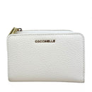 Portafoglio Donna Piatto COCCINELLE in Pelle Pearl Linea Metallic Soft