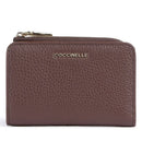 Portafoglio Donna Piatto COCCINELLE in Pelle Berry Linea Metallic Soft