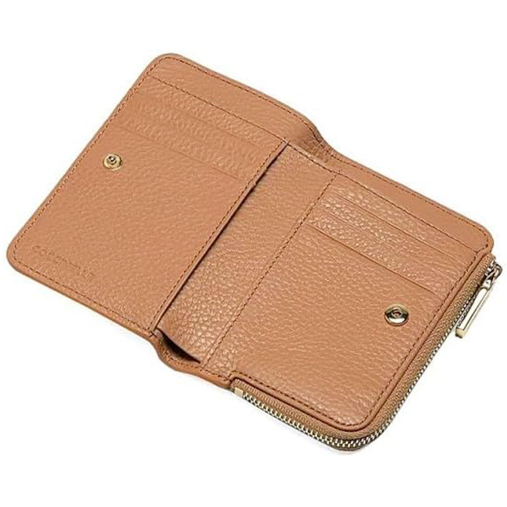 Portafoglio Donna Piatto COCCINELLE in Pelle Skin Linea Metallic Soft